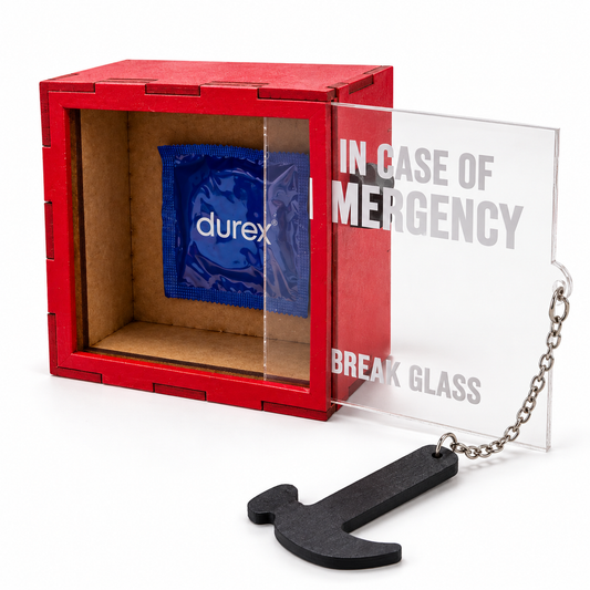 In Case of Emergency Break Glass Box