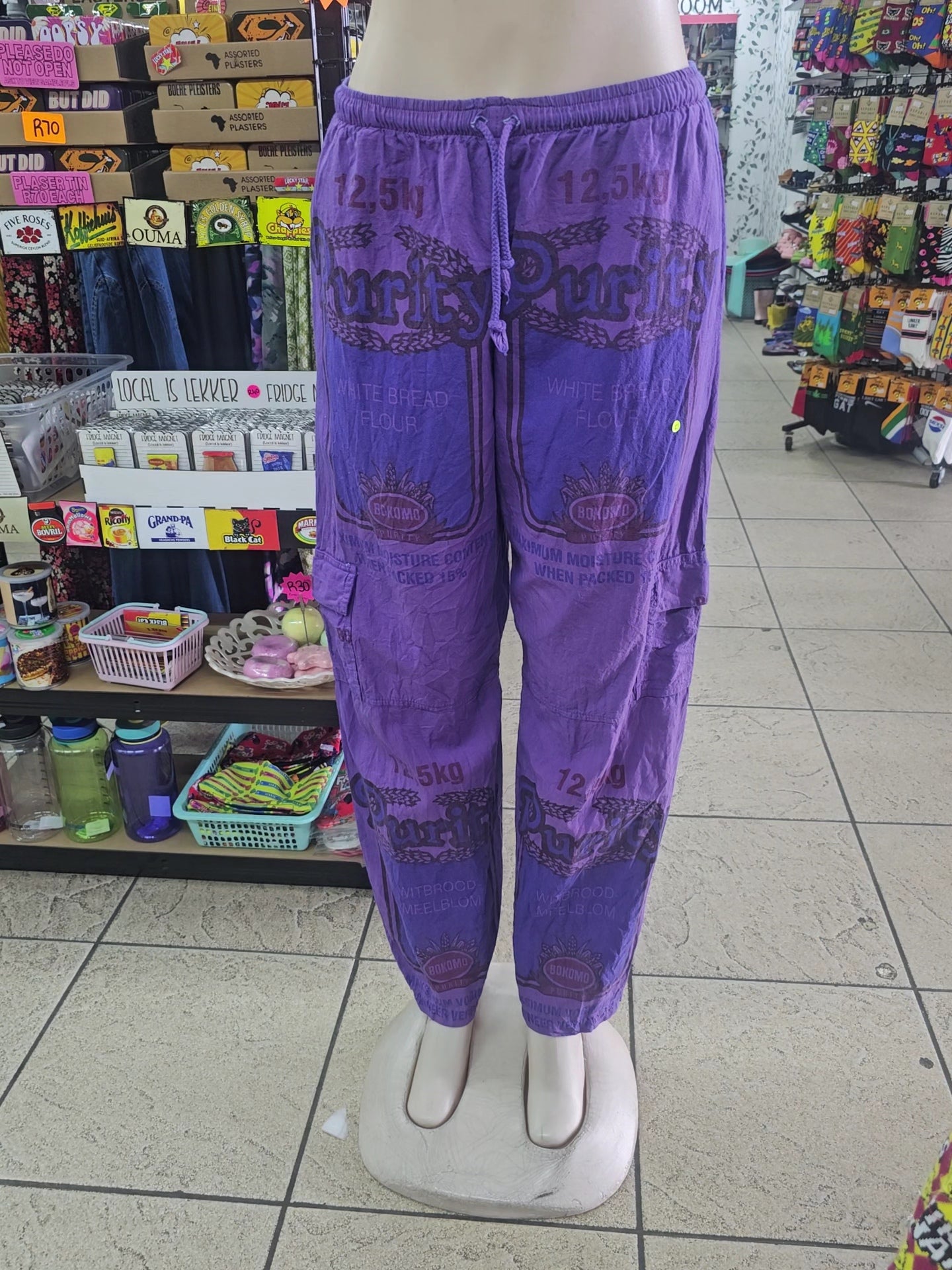 Purple Flour Bag Cargos