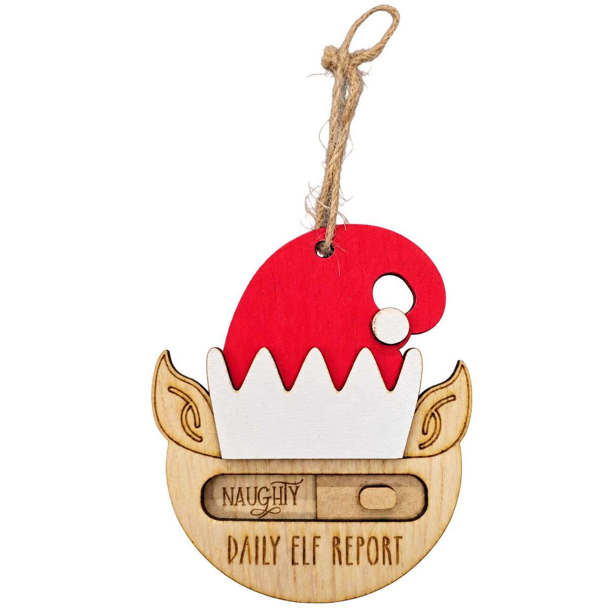 Daily Elf Report Christmas Ornament