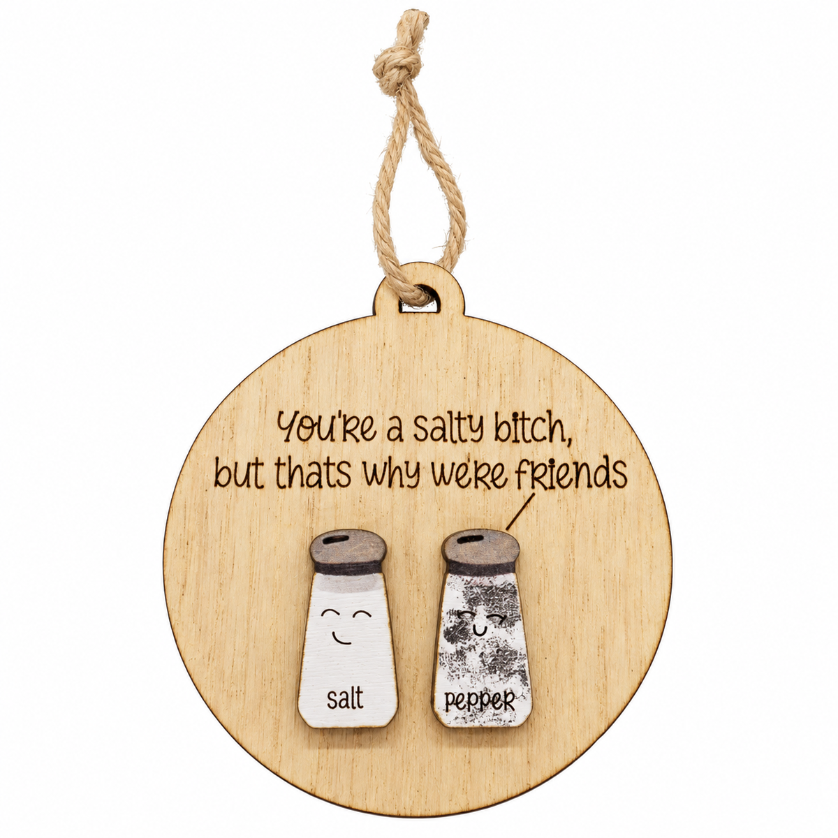 Salty Friends Christmas Ornament
