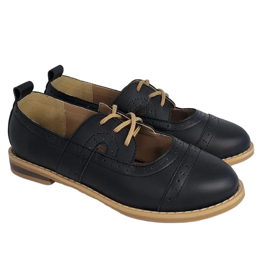 Aldora Black Mary Jane | Genuine Leather - Sharon's Factory Shop