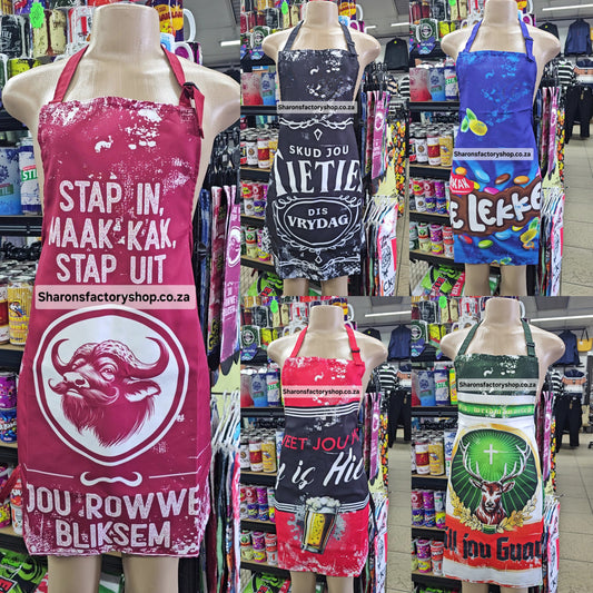 Cheeky Parody Spaza Unisex Aprons