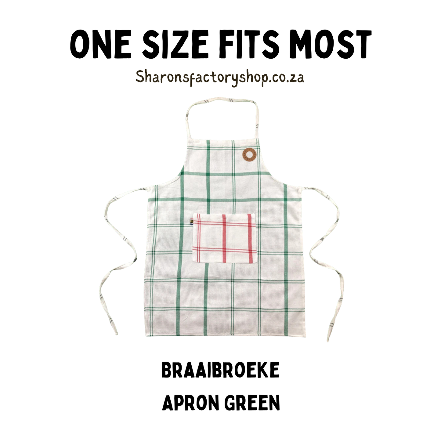 Braaibroeke Apron Green
