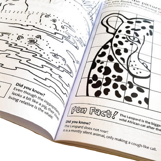 African Animal Colouring & Activity Book