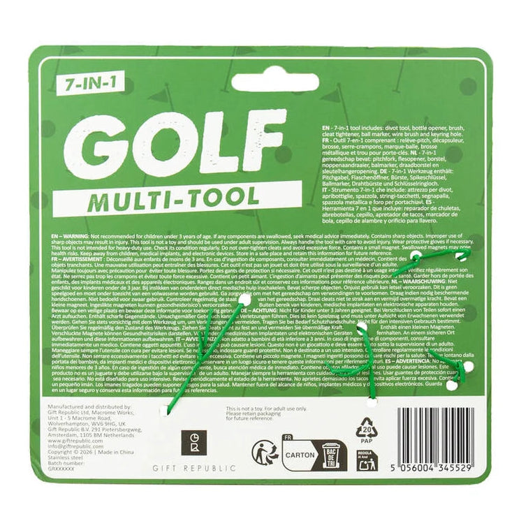 Golf 7-in-1 Multi-Tool