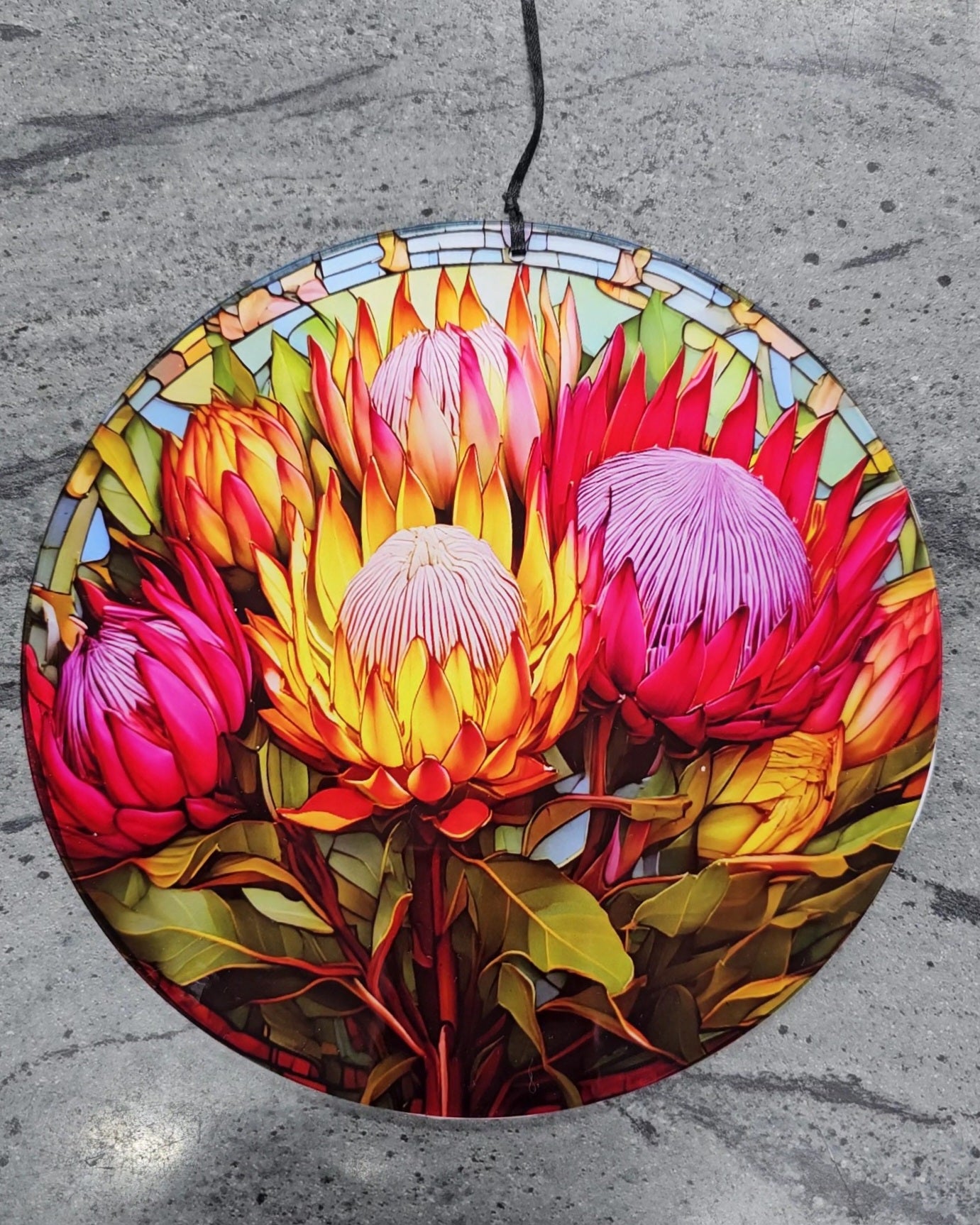 Faux Stained Glass Suncatchers