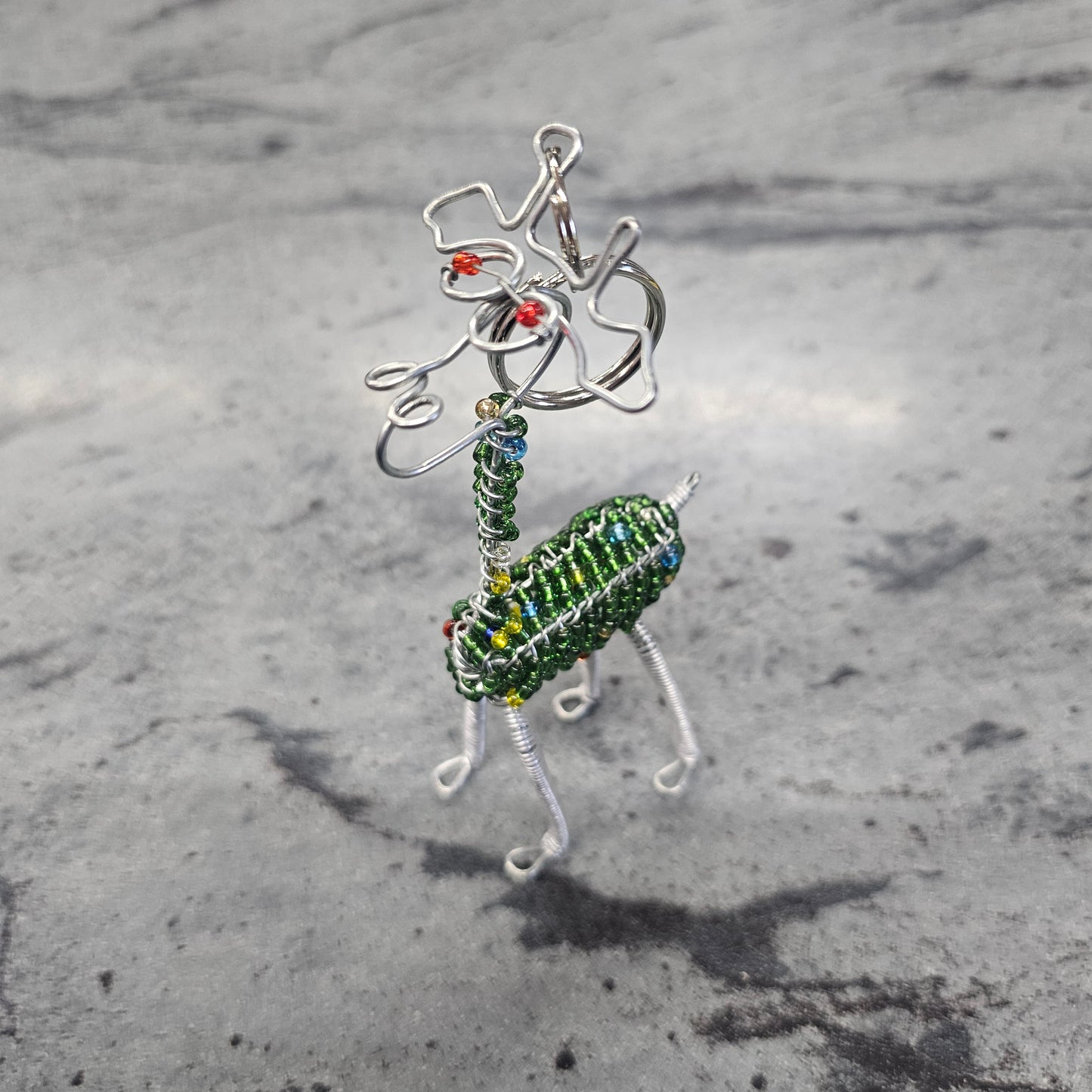 3D Beaded Animal Keyrings