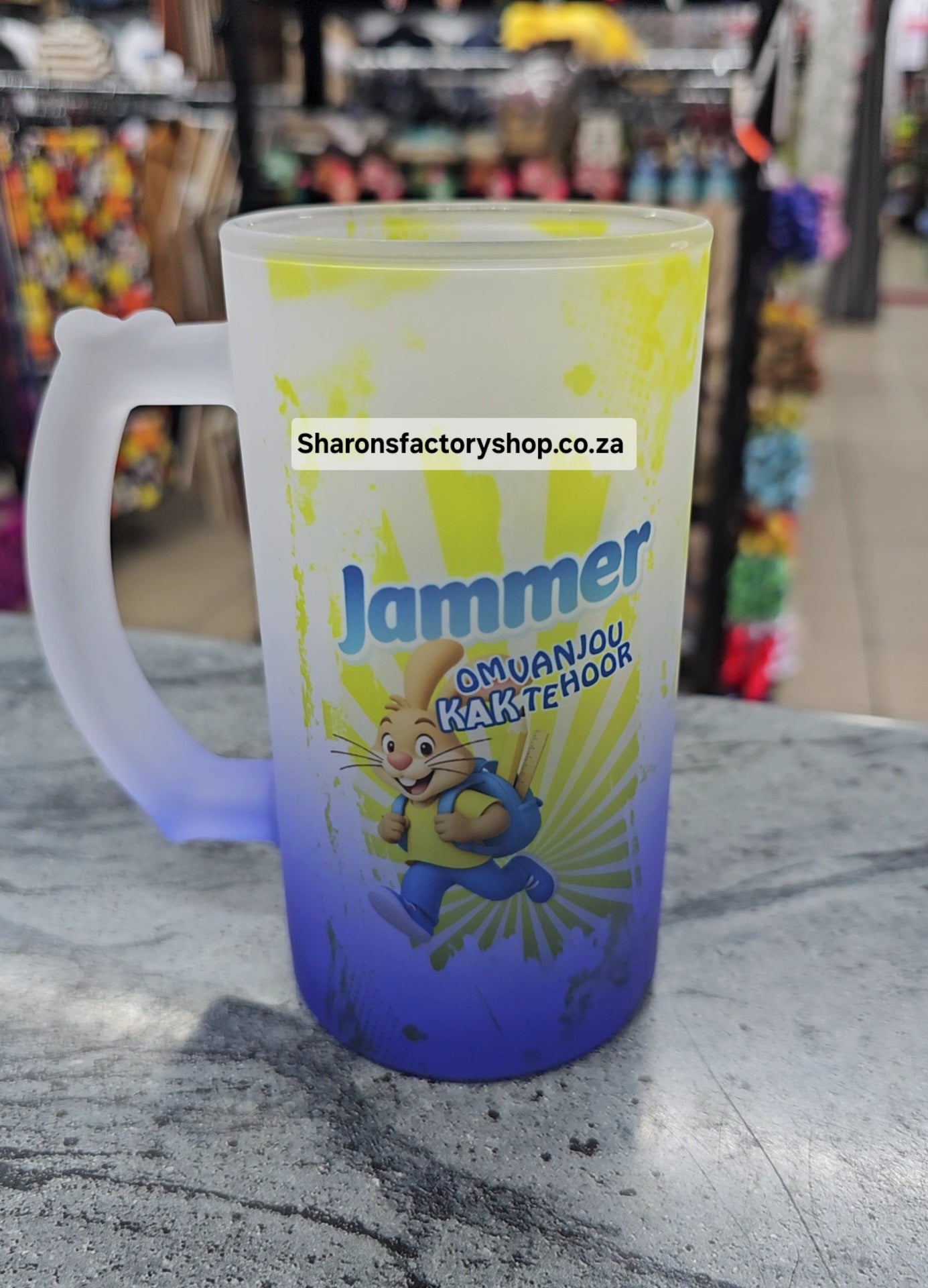 Cheeky Parody Spaza Beer Mug