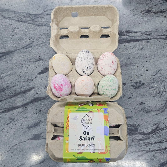 On Safari Bath Bomb Eggs