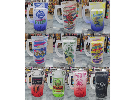 Cheeky Parody Spaza Beer Mug