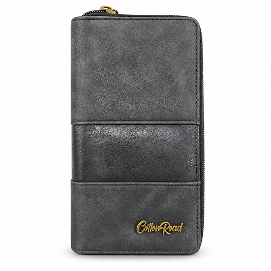 Cotton Road Double Zip Ladies Wallet | P19155