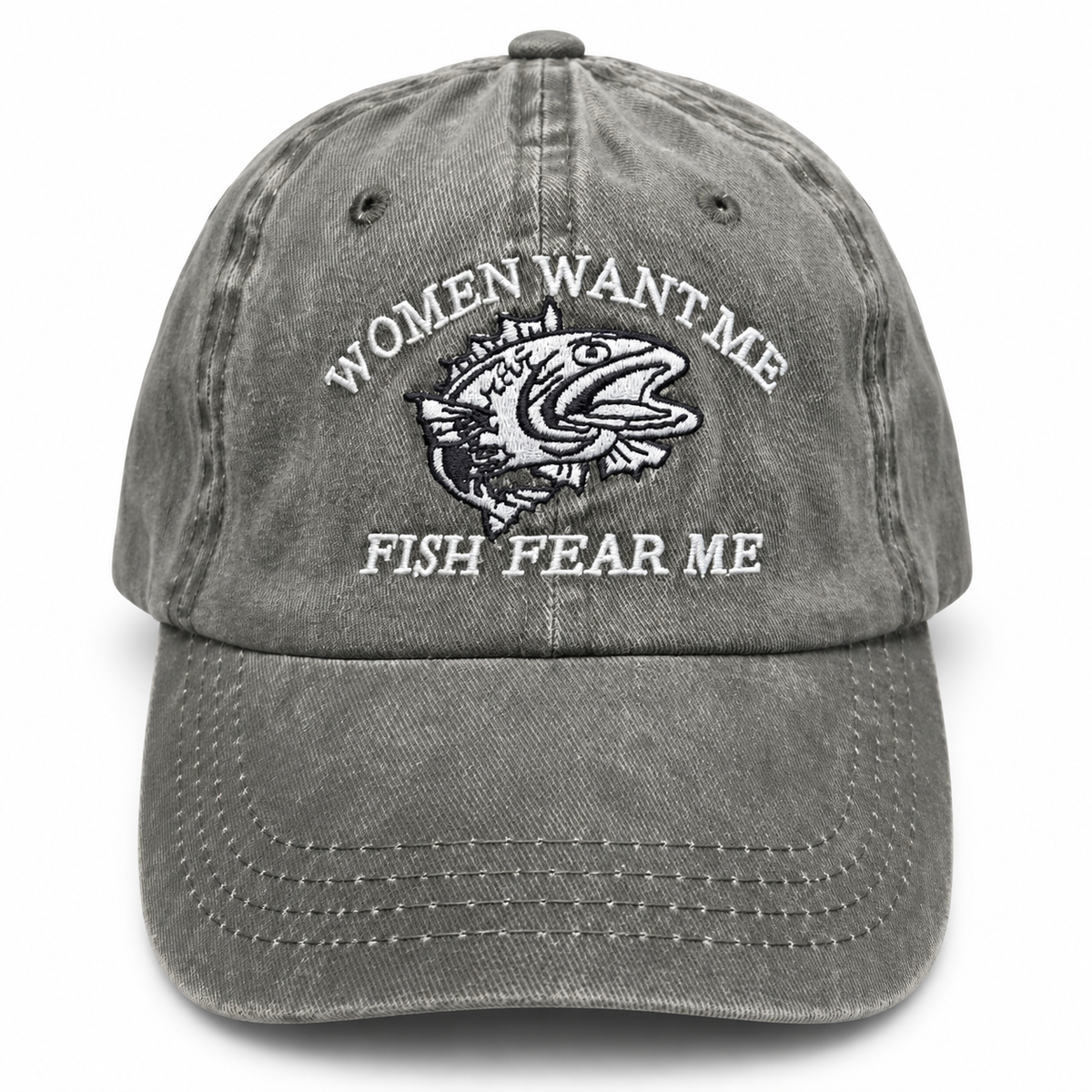 Women Want Me, Fish Fear Me Adult Cap