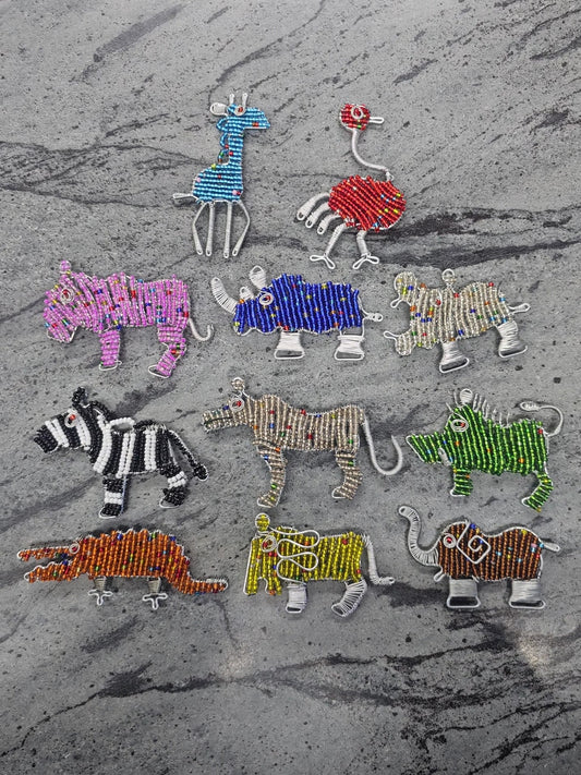 Beaded Animal Large Magnets