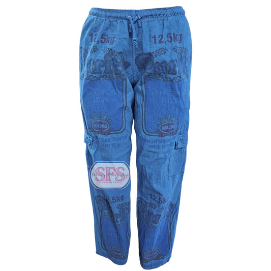 Navy Unisex Flourbag Cargos | Meelbroeke - Sharon's Factory Shop