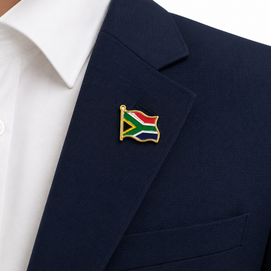 South African Flag Lapel Pin - Sharon's Factory Shop
