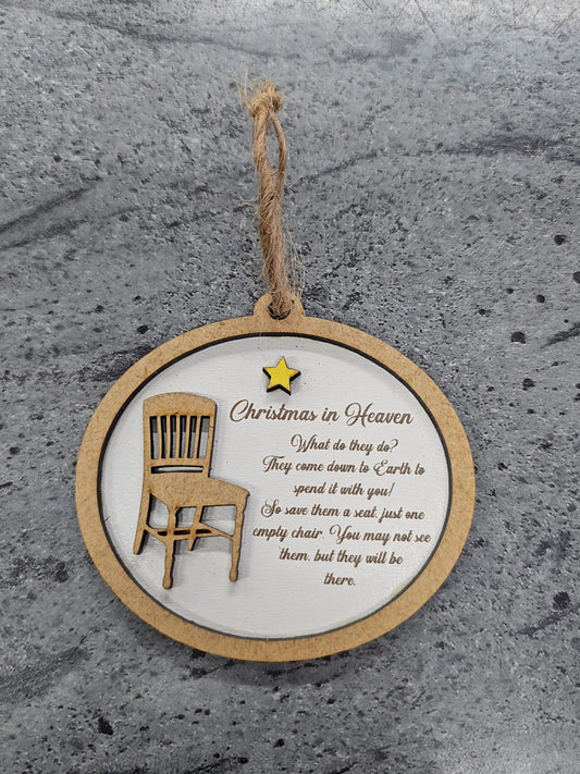 Christmas in Heaven Ornament