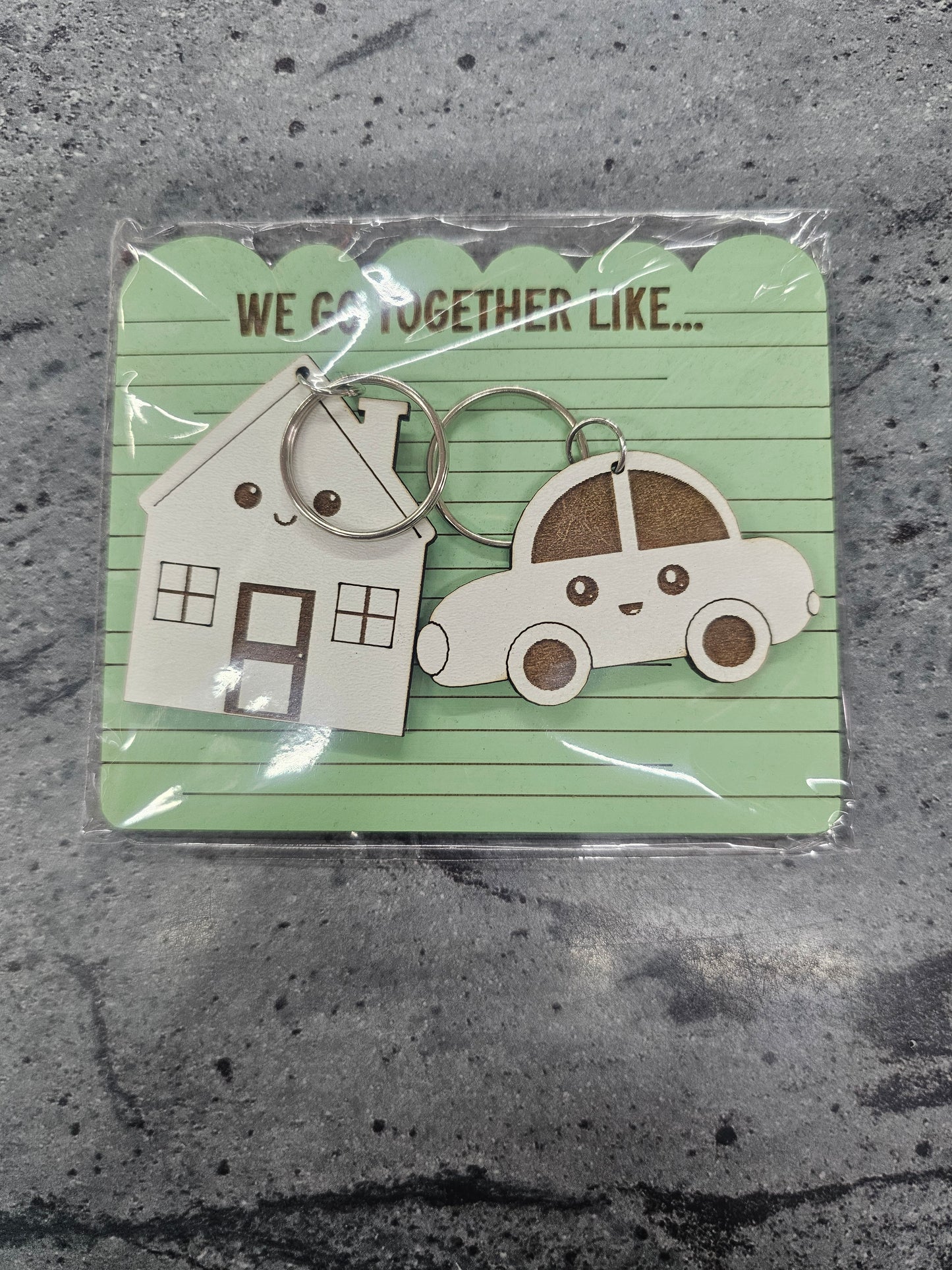 We Go Together Keyrings