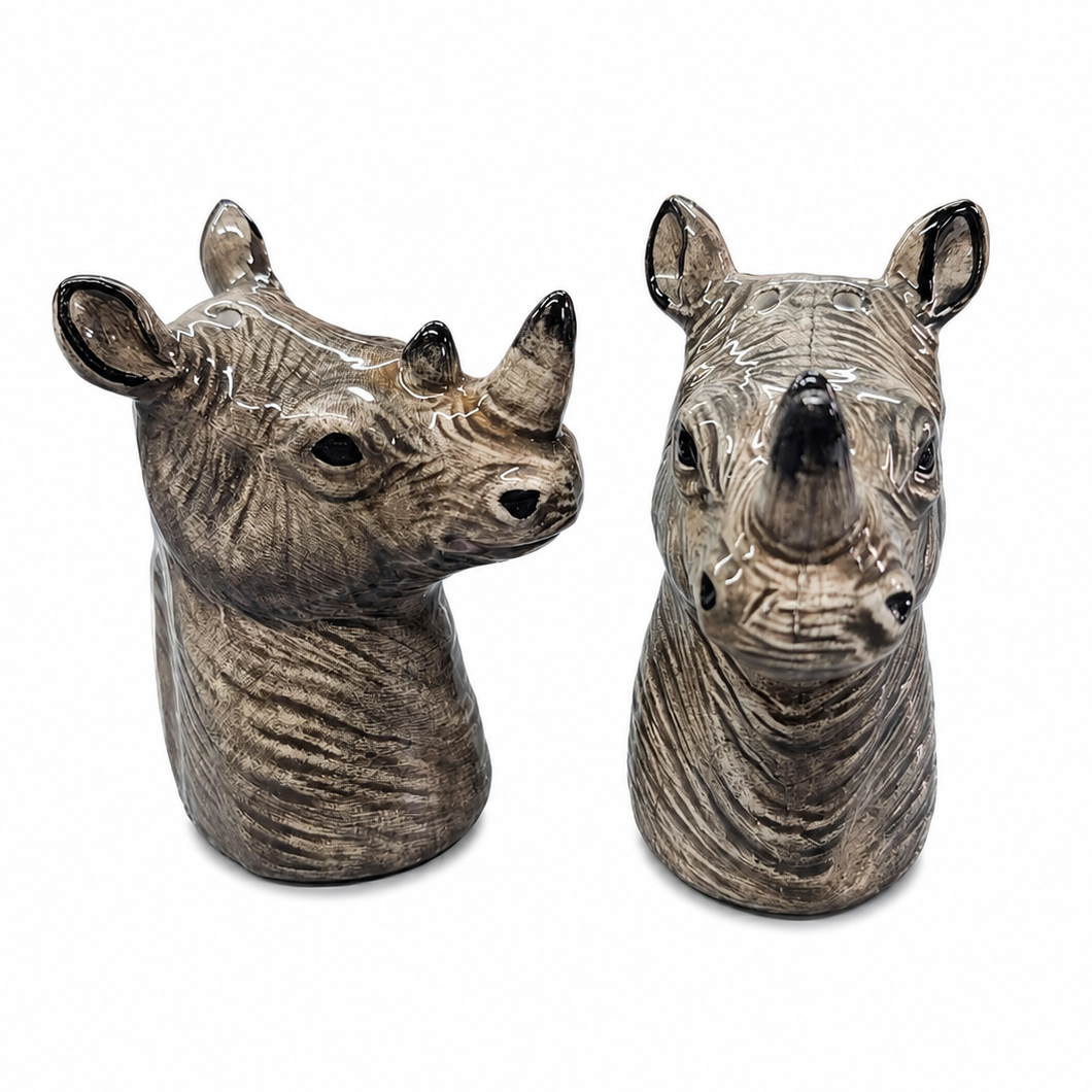 Rhino Salt & Pepper Shakers