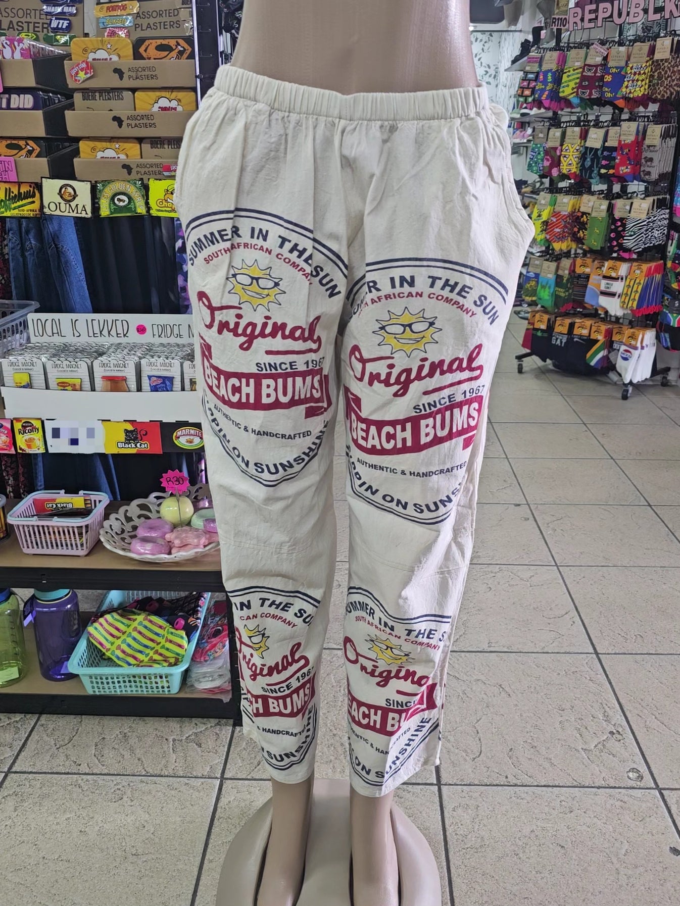 Off white beach bums Flour Bag Cargos
