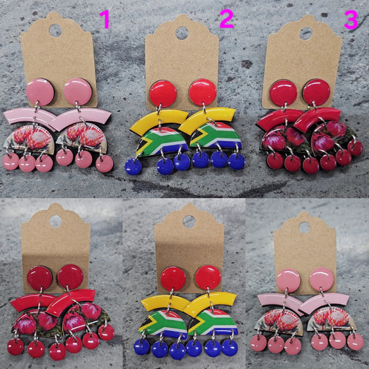 Dangle SA Pride Earrings