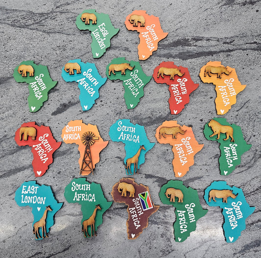 South Africa Cutout Magnets