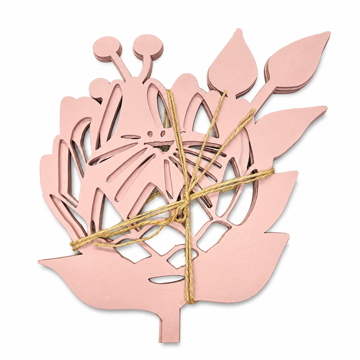 Protea Wood Hotplate 4pc