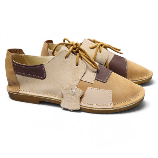 Tan Frankie Lace Up Veldskoen | Genuine Leather