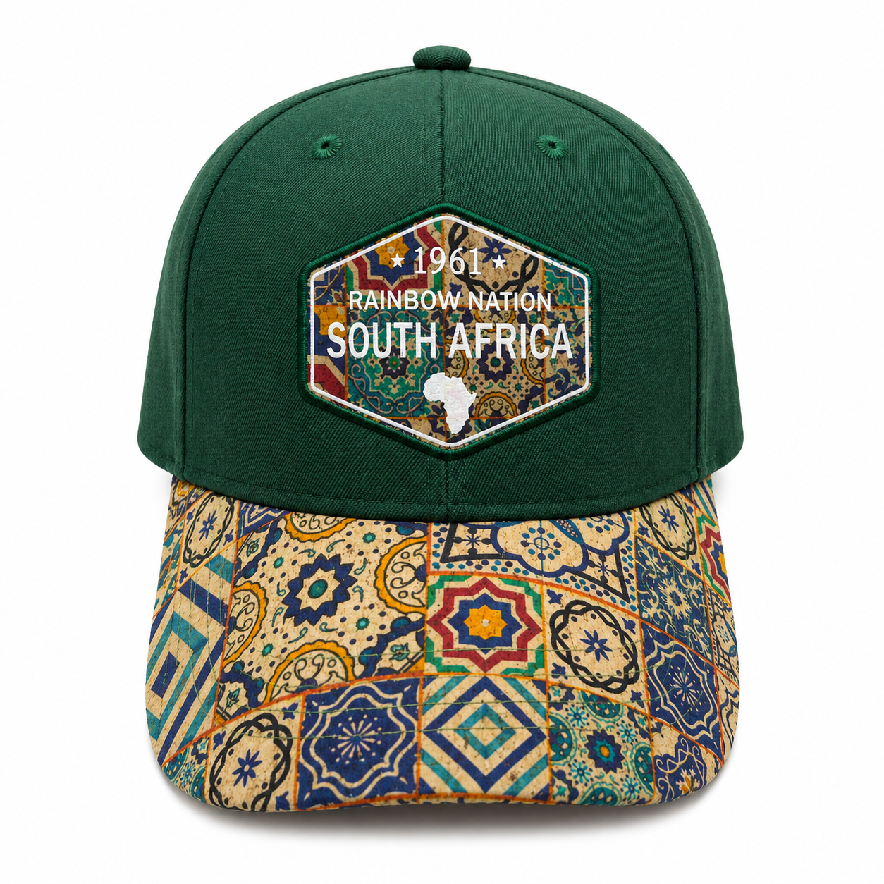 Adult South Africa Rainbow Nation Cork Cap