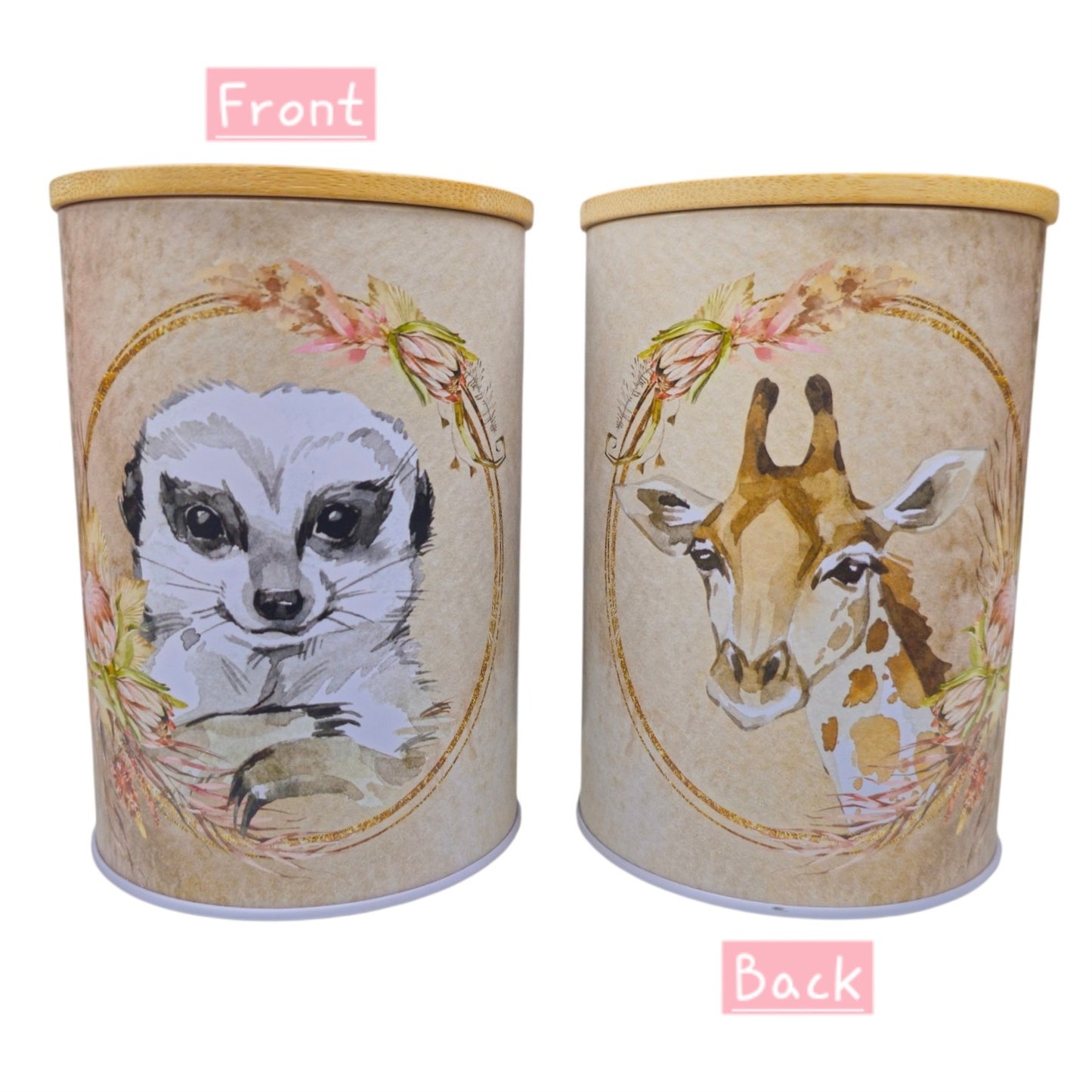 Dual Sided Safari Storage Canister