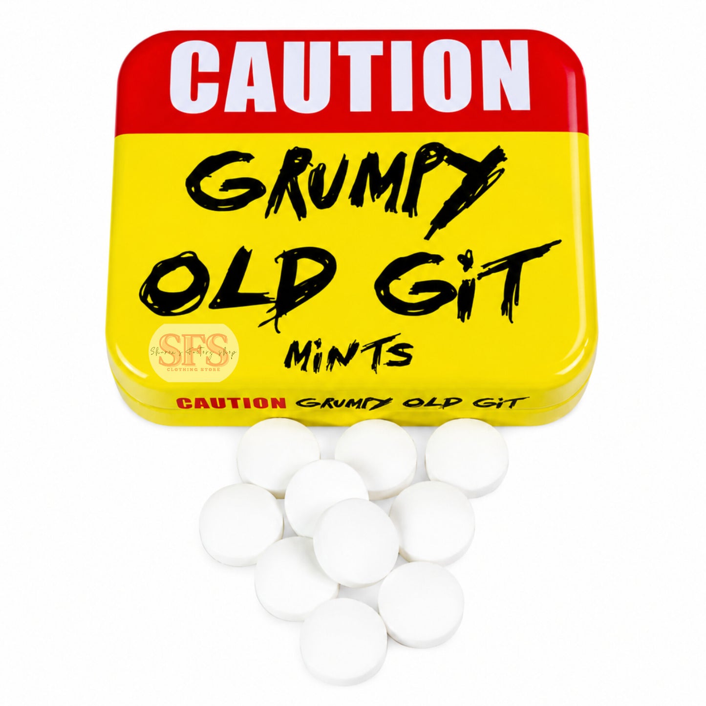 Gag Gift Sugar Free Mints Tin - Sharon's Factory Shop