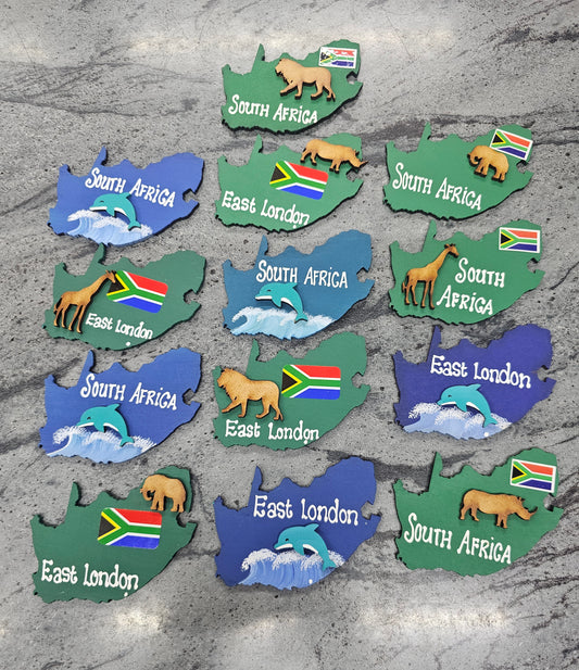 South African Cutout Magnets