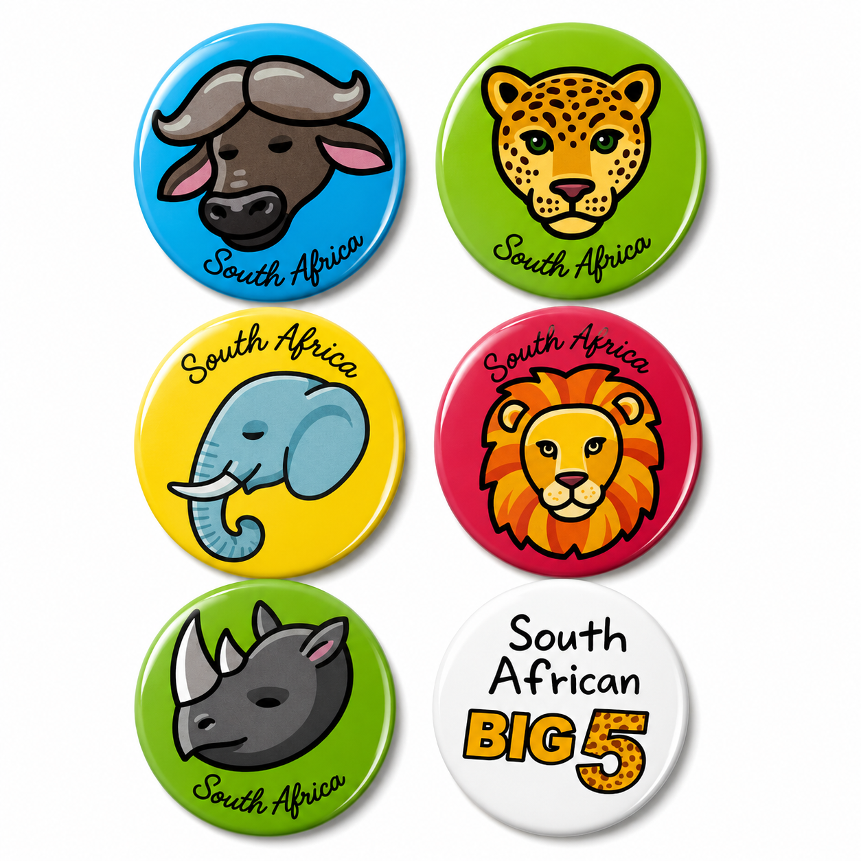 Big 5 Adventure Magnets