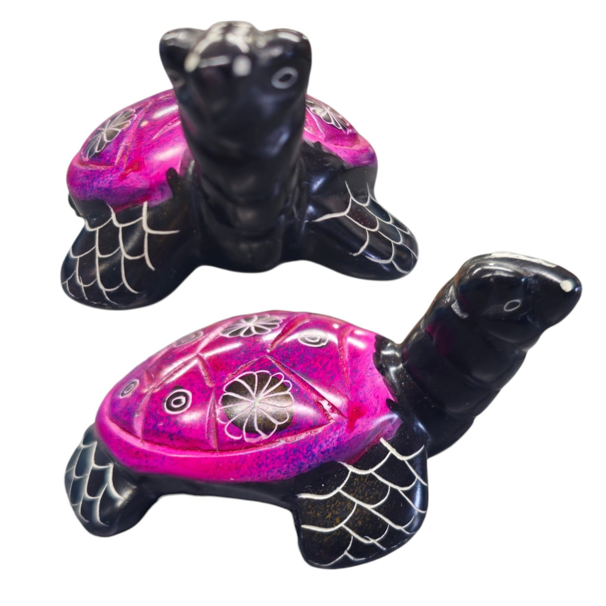 Soapstone Turtle Ornaments - Sharon's Factory Shop