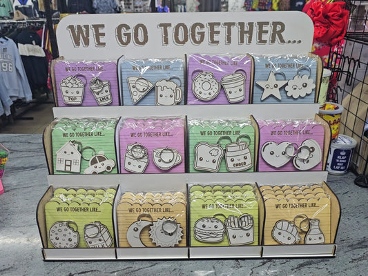 We Go Together Keyrings