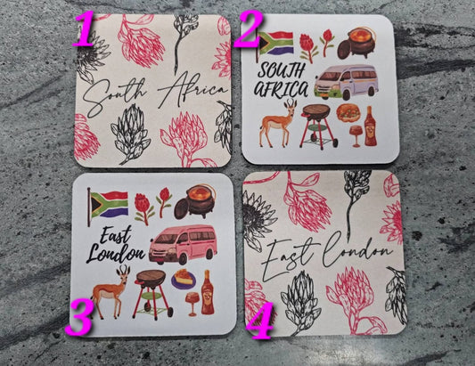 Rubber Square Coasters 7