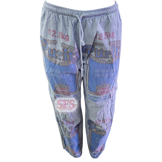 Grey Unisex Flourbag Cargos | Meelbroeke - Sharon's Factory Shop