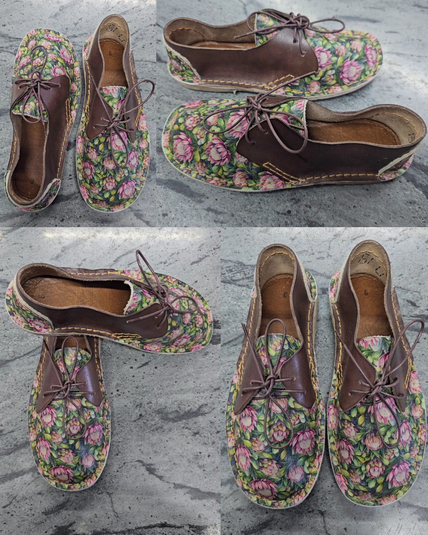 Full Grain Genuine Leather Protea Vellies 2