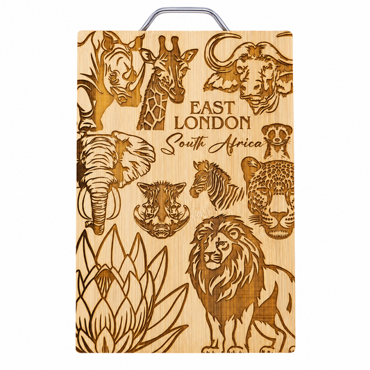 South African Engraved Bamboo Serving & Cutting Board - Sharon's Factory Shop