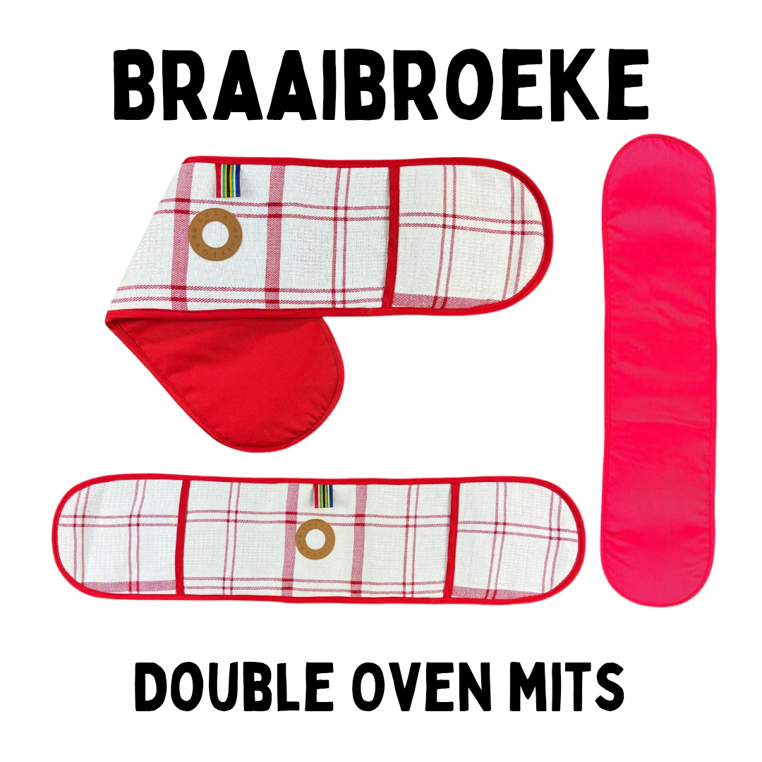 Braaibroekes Double Oven Mitts