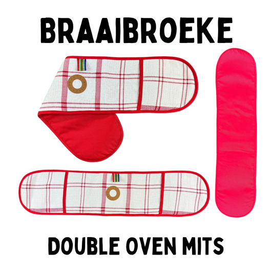 Braaibroekes Double Oven Mitts
