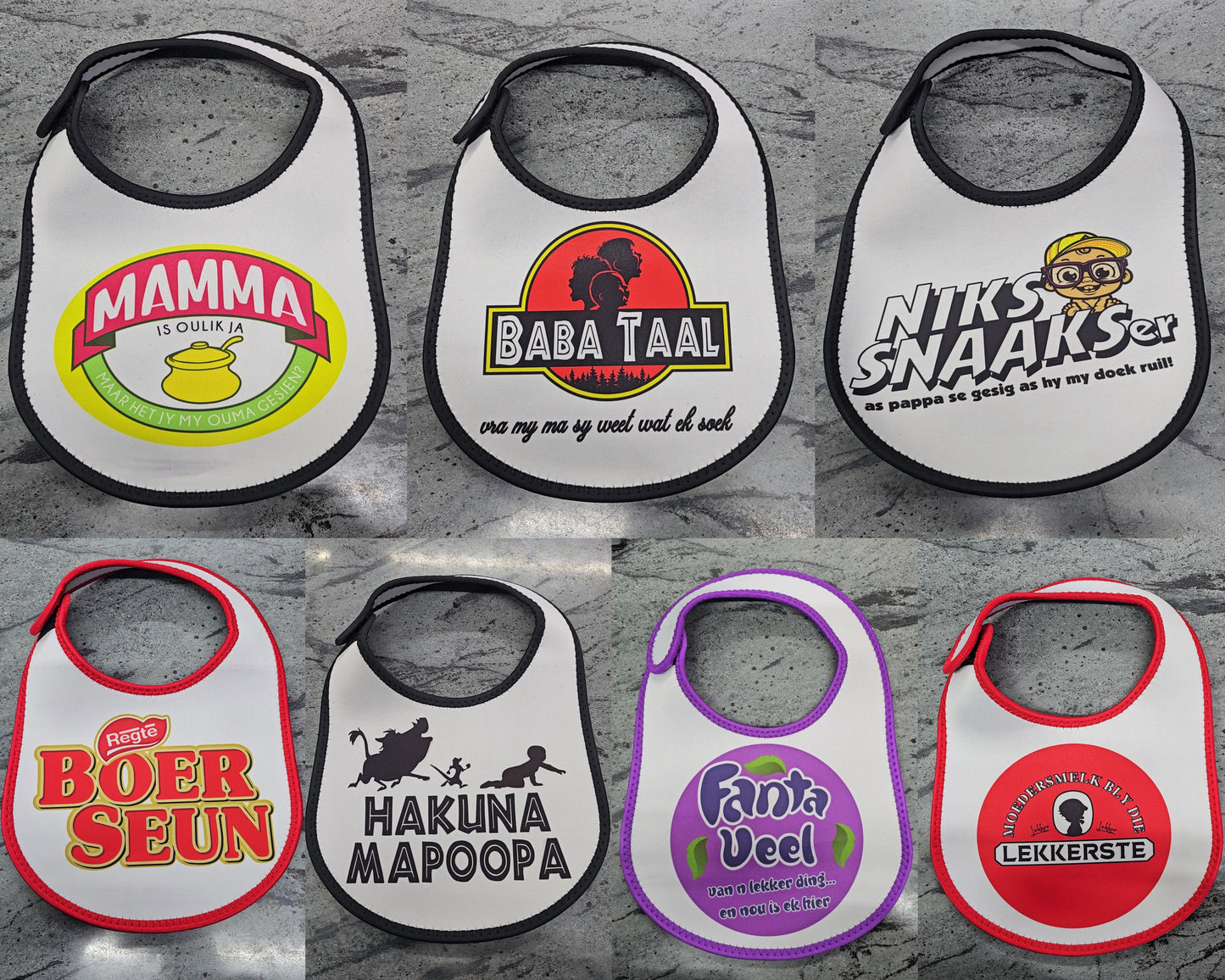 Cheeky Parody Baby Bibs
