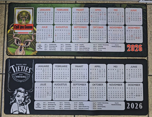 Cheeky Parody 2026 Calendar Desk Mats
