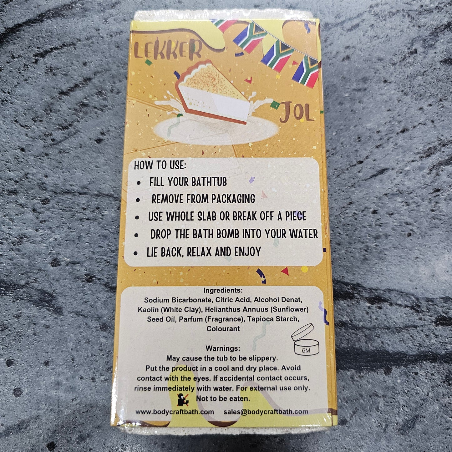 Scents of SA Bath Bomb Slabs