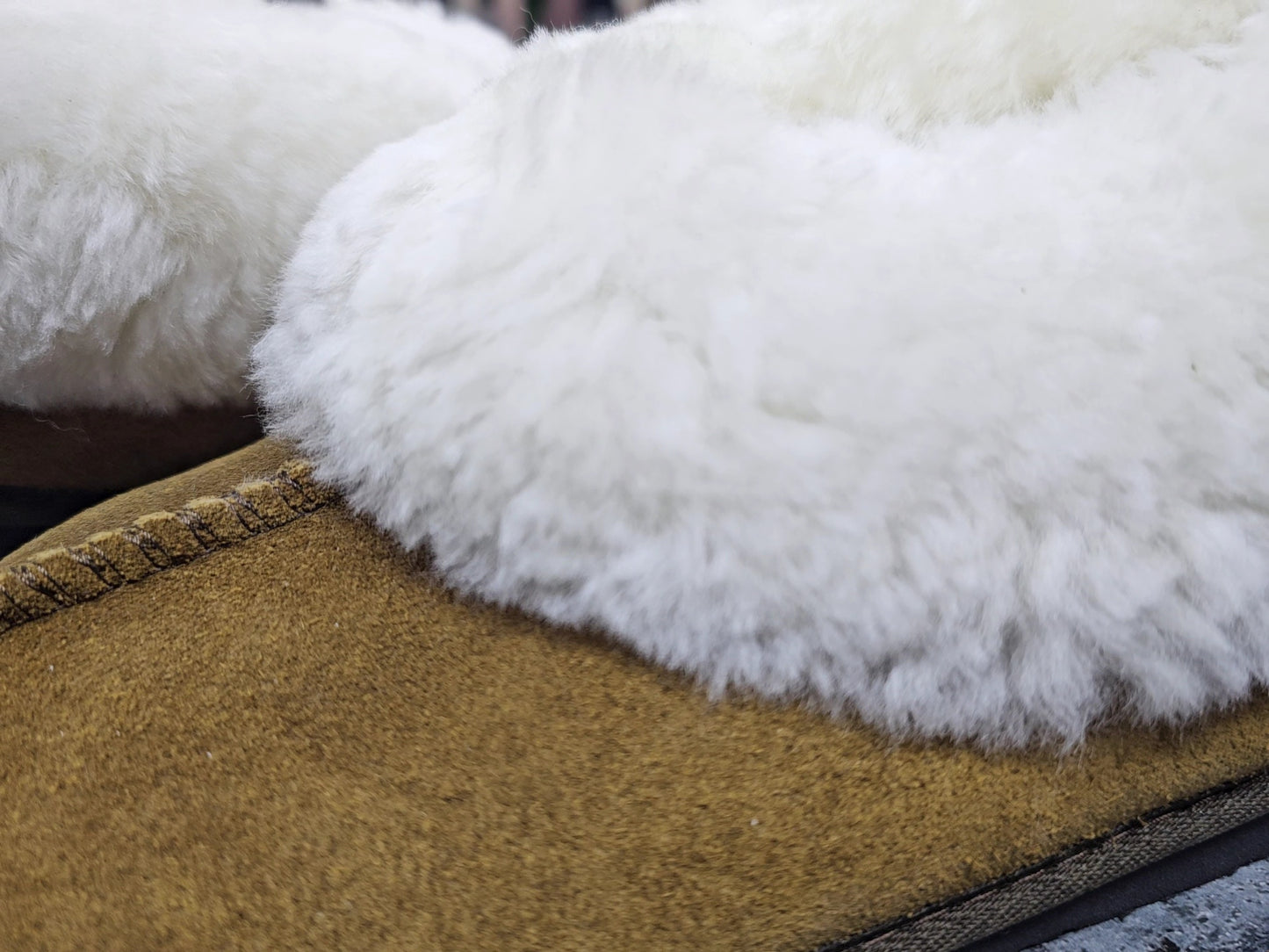 Genuine Karu Leather Sheepskin Slippers TAN