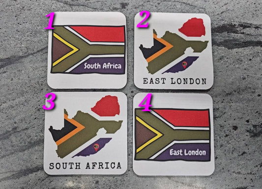 Rubber Square Coasters 8