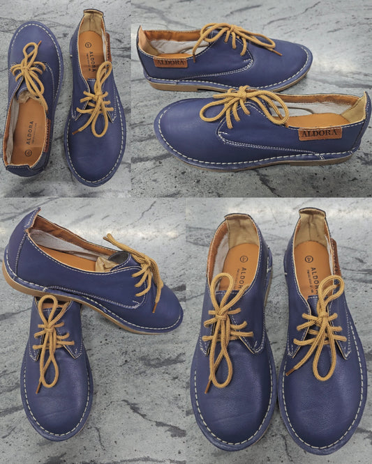 Aldora Amadeus Leather Navy Vellies