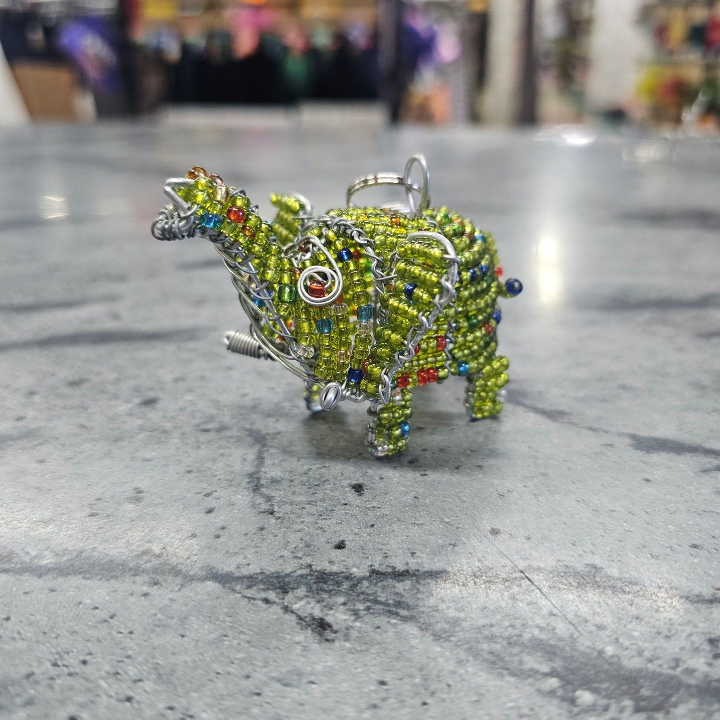 3D Beaded Animal Keyrings