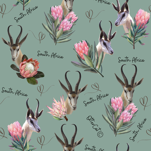 Springbok Protea Apron