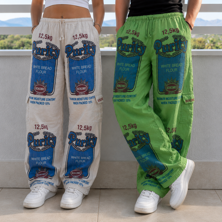 Flour Bag Cargos / Meelbroeke - Sharon's Factory Shop