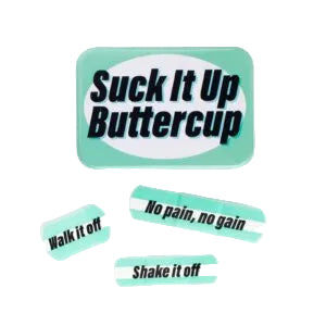 Plaster Tin Suck It Up Buttercup 30PCS